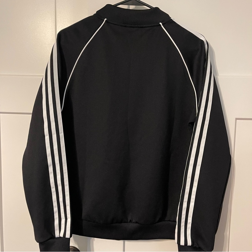 Adidas Classic Black Track Jacket - Picture 4 of 7